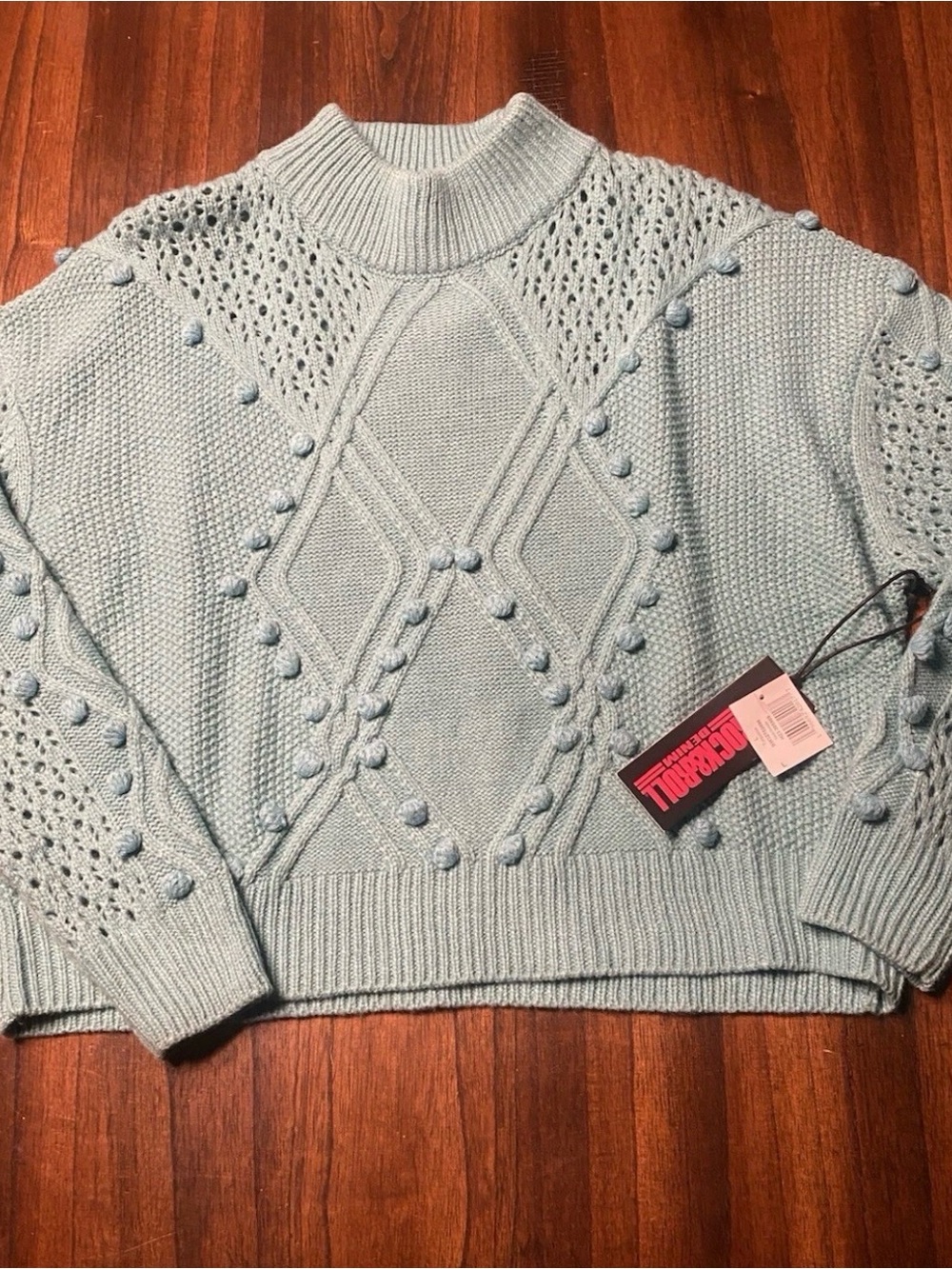 Rock and Roll Denim Women's Southwest Sleeve Long Sleeve Sweater -